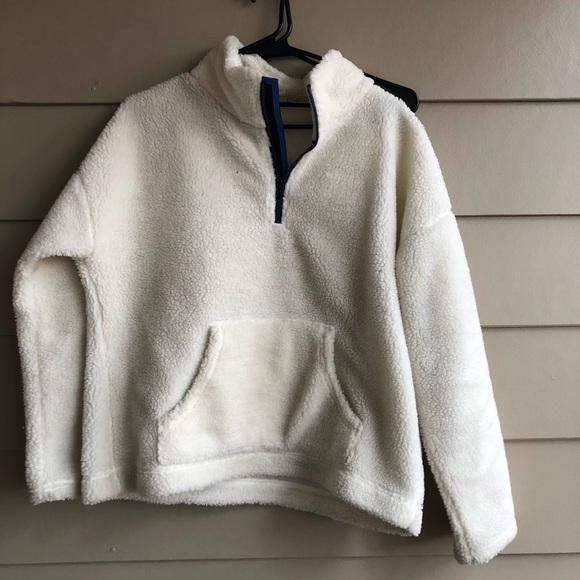 J. Crew Tops - J. Crew Sherpa popover jacket